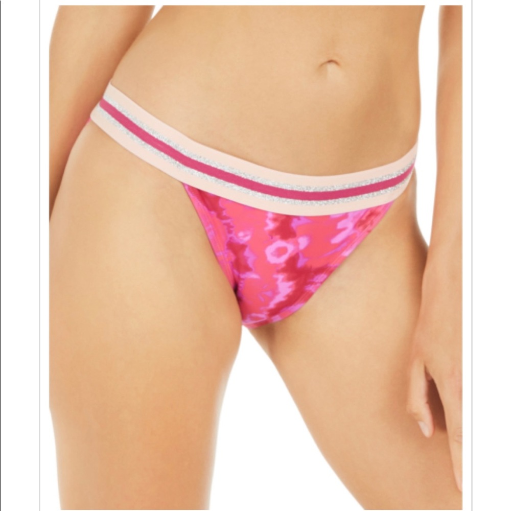 HULA HONEY BERRY JAM TIE-DYE HANA BIKINI BOTTOM